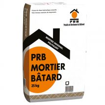 Mortier Bâtard Prêt À L'Emploi Gris Clair 25 Kg - Prb