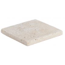 Pierre De Travertin Naturel L.10 X L.10 Cm -
