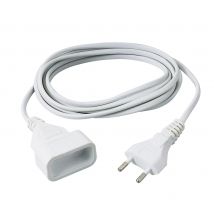 Rallonge Électrique Ménagère Long.5 M 2g0,75 Mm²