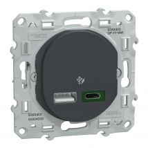 Prise Usb Ovalis 2 - Schneider Electric