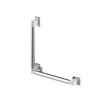 Barre D'Appui Coudée 90° 40 X 40 Cm Rugao Duo White - 12016wh-ls Akw