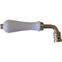 Béquille Double Porcelaine Blanche - Chainey