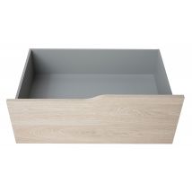 1 Plein Tiroir Toute Hauteur Chêne Nordique De Larg.76,4 Cm Pour Colonne De Larg.80 Cm