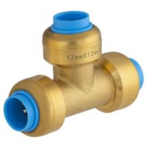 Raccord Té Universel Cuivre / Multicouche / Per Automatique Diam.12 Mm - Tout Push