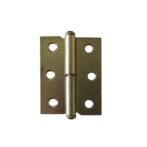 Paumelle Acier Laitonné Gauche 50 X 40 Mm - Chainey - Tecnomat