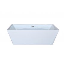 Baignoire Îlot Blanche L.170 X L.80 Cm Carera - Balneo