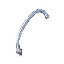 Bec Lavabo Chromé 20 X 27 (3/4") Haut.15 Cm