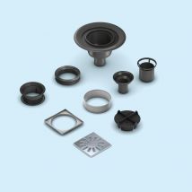 Bonde Sortie Verticale Dn50 Pour Receveur De Douche À L'Italienne "fundo Primo" Wedi - Bricoman