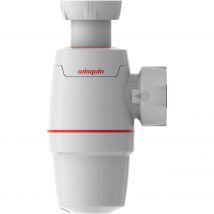 Siphon Pour Lavabo Diam.32 Mm Réglable En Hauteur Blanc Nf - Wirquin Néo - Bricoman