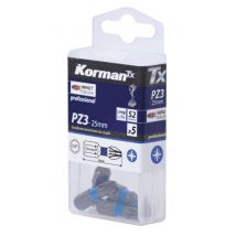 Lot 5 Embouts Impact Torsion 25 Mm