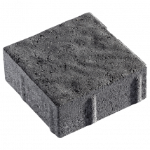 Pavé Gris Anthracite Lavardin, L.15 X L.15 X Ep.6 Cm, Le M²