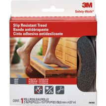 Bande Antidérapante Adhésif Environnement Mouillé Gris 4,5 M X 50 Mm - 3m