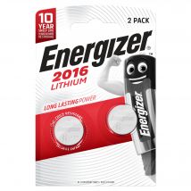 Piles Bouton Au Lithium Energizer 2016, Paquet De 2 - Bricoman