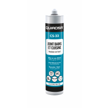 Silicone Sanitaire Neutre Anti Moisissures Blanc 300 Ml Cs-33 - Quiadsa