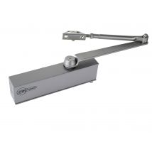 Ferme-porte Hydraulique Réversible Bras Standard Blanc