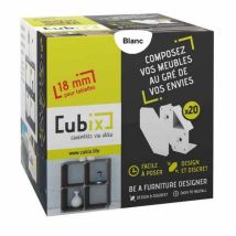 Systeme Cubix Blanc Pour Tablette De 18 Mm - Tecnomat