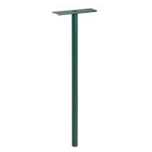 Pied De Boîte Aux Lettres Cylindrique Vert Haut.1,1 M Diam.45 Mm - Decayeux - Bricoman