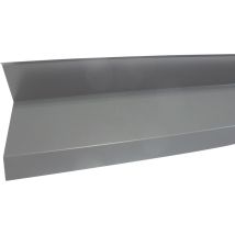Rive Contre Mur Pour Plaque Gris Anthracite Ral 7016 Long.210 Cm - Bricoman
