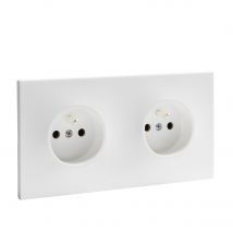 Double Prise De Courant 2p+t Neptune - Legrand