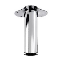 Pied De Meuble Rond En Acier Réglable H.20 Cm Diam.6 Cm Gris - Hettich - Bricoman