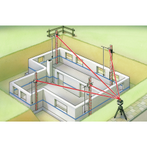 Mire Télescopique De Nivellement Alu 5 M