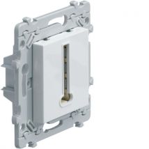 Prise Telephone Essensya Blanc Hager - Bricoman