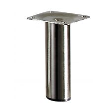 Pied De Meuble Rond En Inox H.10 Cm Diam. 3 Cm - Hettich - Bricoman