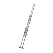 Echelle Coulissante À Corde 3 Plans X 10 Marches H.6,88 M - Tubesca Comabi