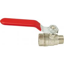 Vanne À Sphère Passage Standard Poignée Plate Mâle / Femelle 20 X 27 (3/4")