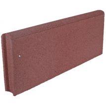 Bordurette Lisse Rouge Ep.5 X H.20 X L.50 Cm