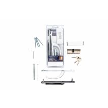 Béquille Porte-fenêtre Col Court Inox Blanc - Soprofen