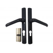 Poignée En Aluminium Anthracite Et Barillet