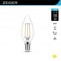 Ampoule E14 C35 250lm 2700k - Zeiger