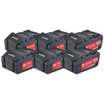 Lot De 6 Batteries 18v 4ah Li-power - Metabo