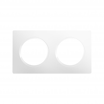 Plaque De Finition 2 Postes Blanche Casual Evo - Debflex - Bricoman