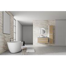 Miroir Lumineux Avec Éclairage Led Intégré Diam.75 Cm Renzo - Bricoman