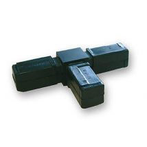 Connecteur 3 Voies Tube Carré 25 X 25 X 1,5 Mm