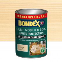 Huile Mobilier De Jardin Bois Haute Protection Incolore 1,2 L - Bondex