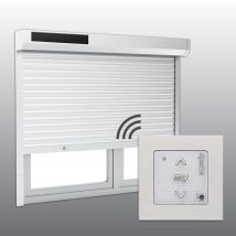 Volet Solaire Aluminium Blanc H.155xl.150 Cm