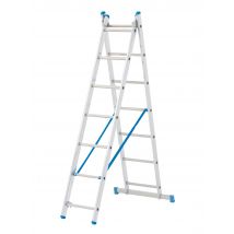 Echelle Transformable 2 Plans X 7 Marches H.3,39 M - Tubesca Comabi