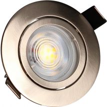Spot Led Encastrable Gris 400lm Lot De 3 - Arlux - Bricoman