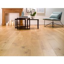 Parquet Bois Contrecollé À Clipser Chêne Blond Larg.18 Cm