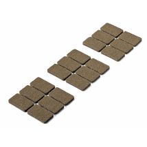 Patins Feutre Adhésif 36 X 22 Mm 18 Pièces - Hettich