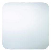 Miroir À Fixer Coins Arrondis Bords Polis L.40 X H.40 Cm