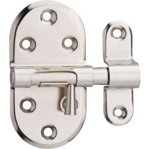 Targette Acier Nickelé Pêne Rond 40 Mm - Thirard - Bricoman