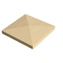 Chapeau Pilier Pointe Diamant Ton Pierre L.40 X P.40 Cm - Weser