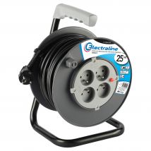 Enrouleur Ménager L.25 M 3g1,5 4 Prises