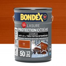 Lasure Protection Extrême 12 Ans Teck 5 L - Bondex