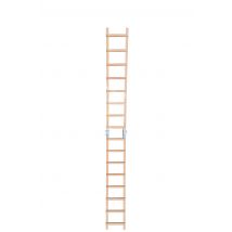 Echelle De Toit Plate En Bois 2x8 Échelons - Hailo