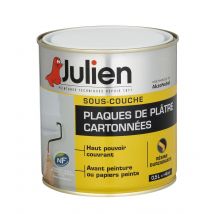 Julien Sous-couche Plaques De Plâtre Cartonnées Mat Blanc 0,5 L - Bricoman